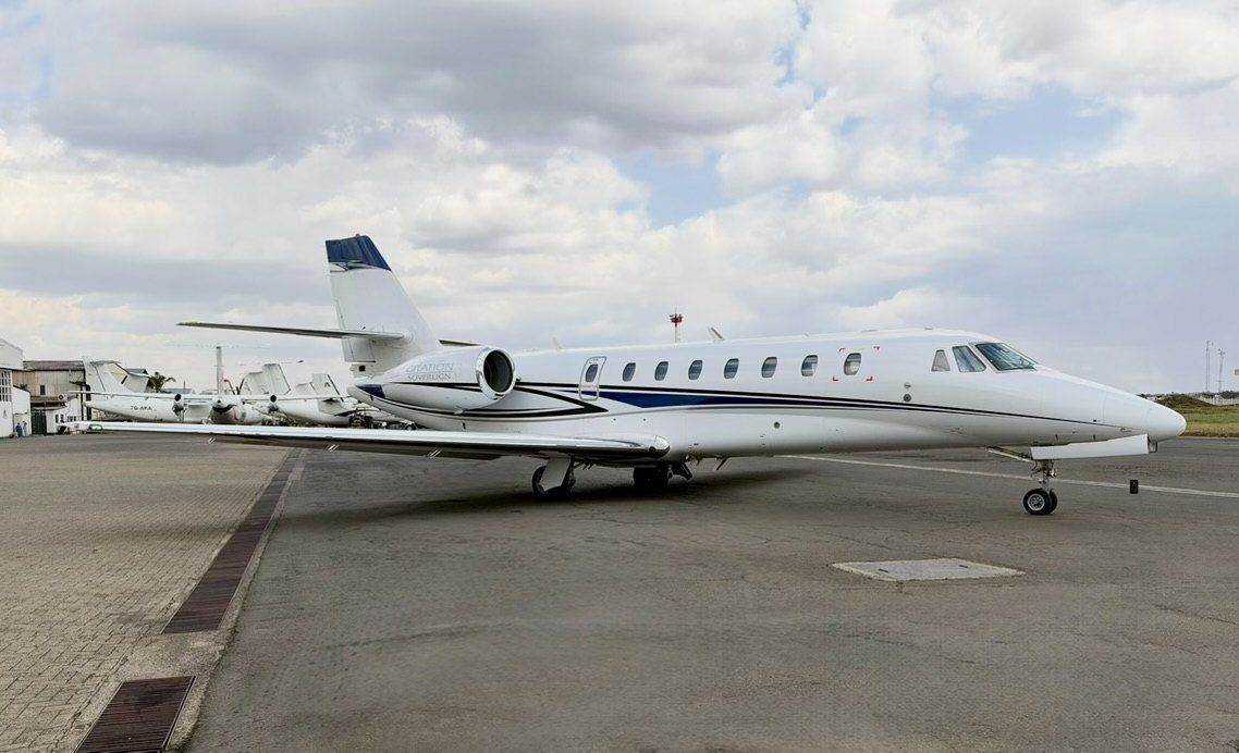 Twinstar Cessna Citation Sovereign on the apron
